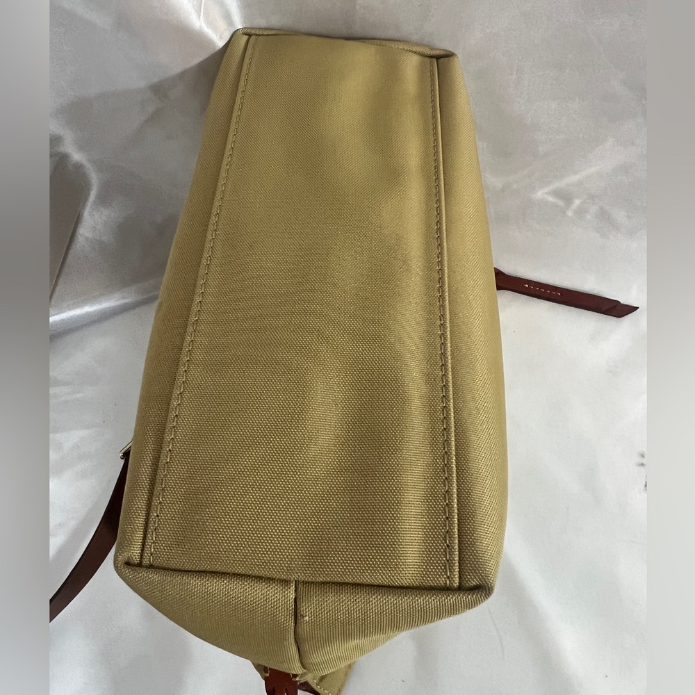 Dooney & Bourke Tan Crossbody Bag with Brown Trim HOBO BAG - Picture 7 of 12